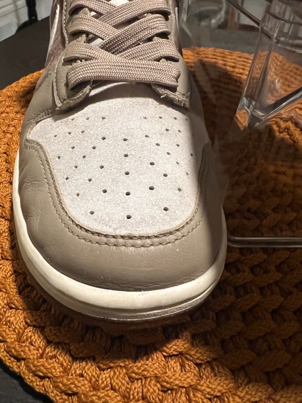Nike Dunk High Retro Men’s High-Top Sneakers Earth Tones/Brown Suede - Size 9.5 - Picture 9 of 11